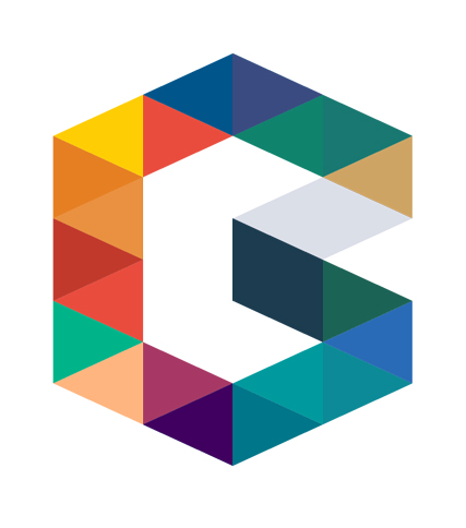 geometric art G logo